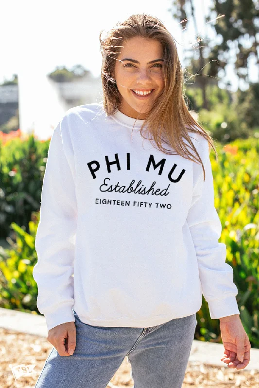 Phi Mu Standard Crewneck