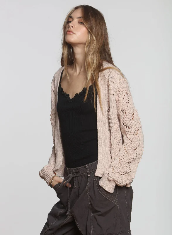 Ziggy Bobble Cardigan - Nude