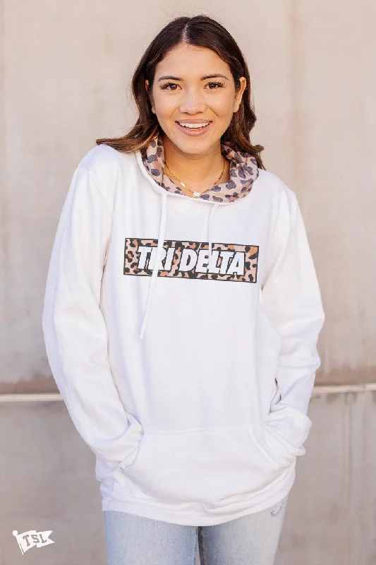 Delta Delta Delta Leopard Hoodie