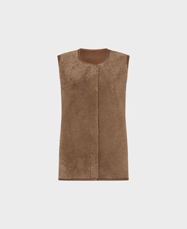 Reversible Sheepskin Fur Waistcoat