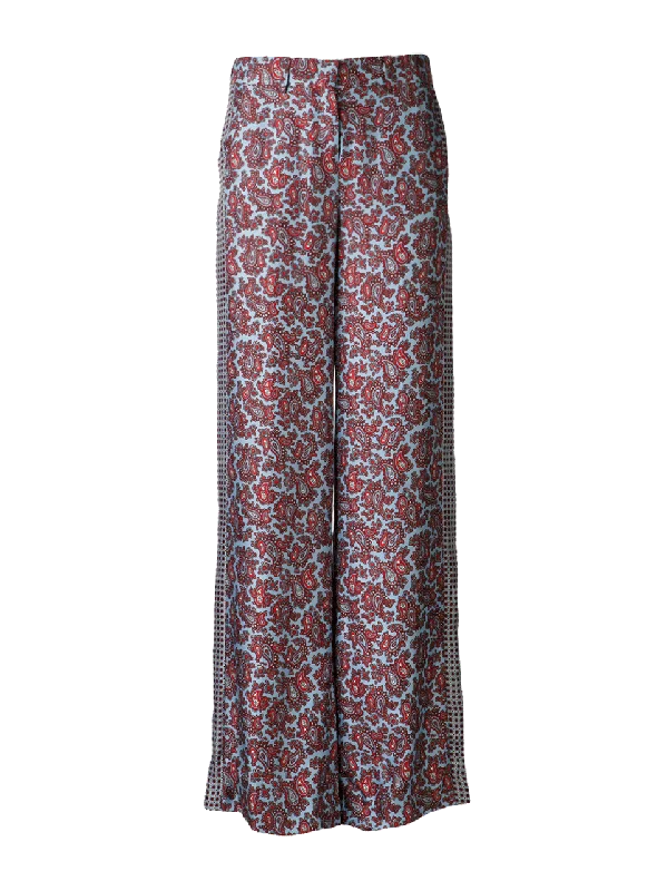 Paisley Print Tuxedo Pant