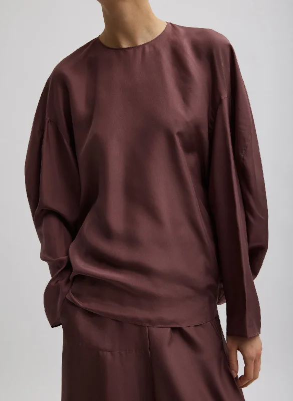 Silk Habutai Circular Top