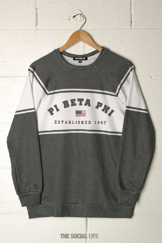 Pi Beta Phi Hometown Raglan Crewneck