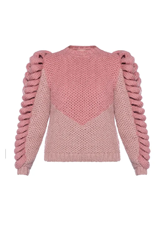 TURTLENECK PINK SWEATER