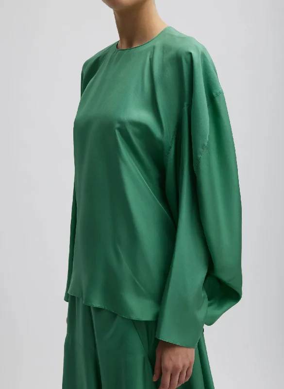 Silk Habutai Circular Top