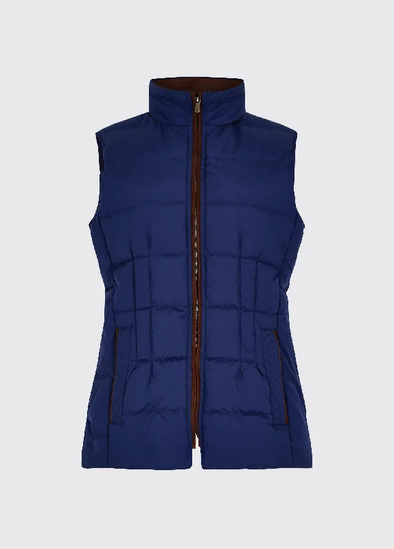 Spiddal Quilted Vest - Peacock Blue