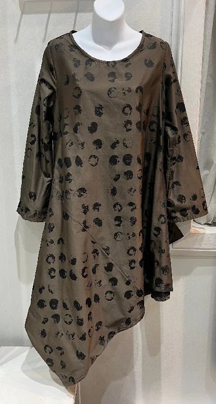 Bryn Walker, 20868, Nada Tunic, Memory Crunch Bronze Dot