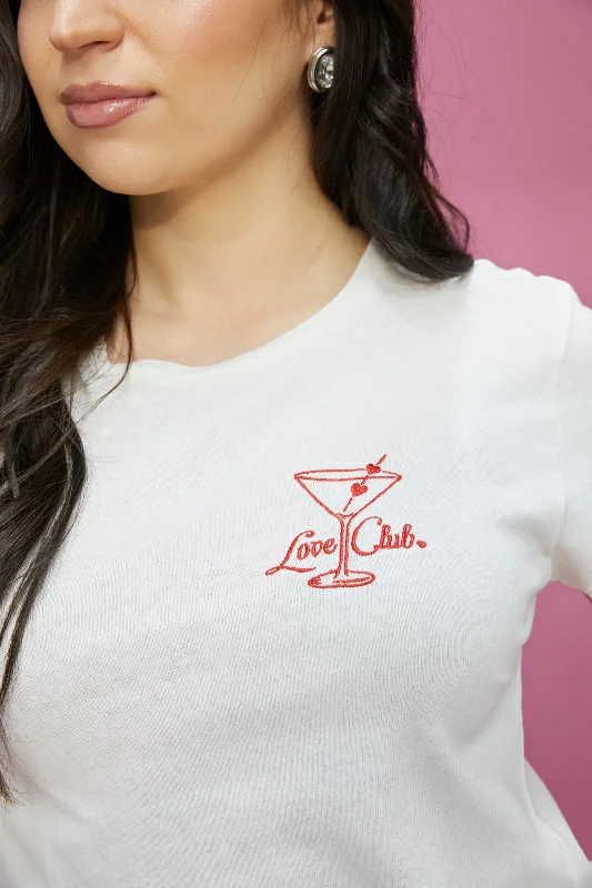 'Love Club' Martini Graphic Tee