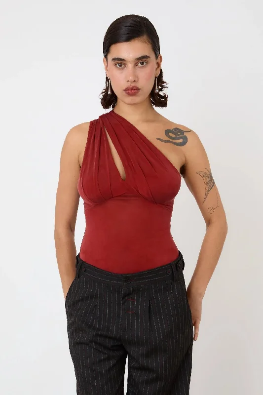 The Kylie Asymmetric Top, Redsandstone