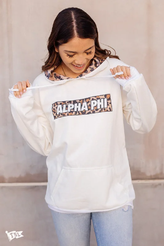 Alpha Phi Leopard Hoodie