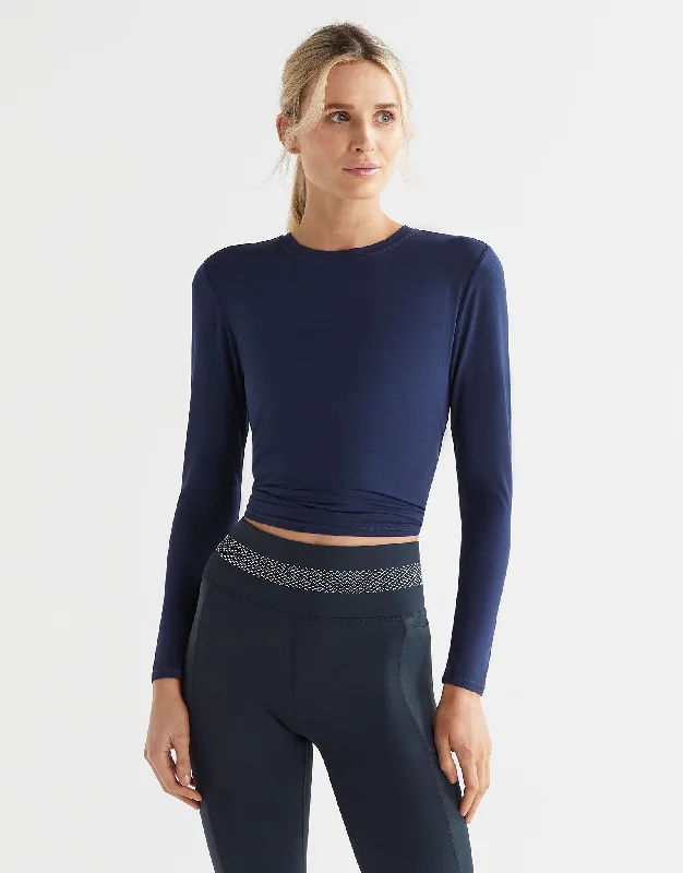 KENDALL Long Sleeve Top - Sky Captain