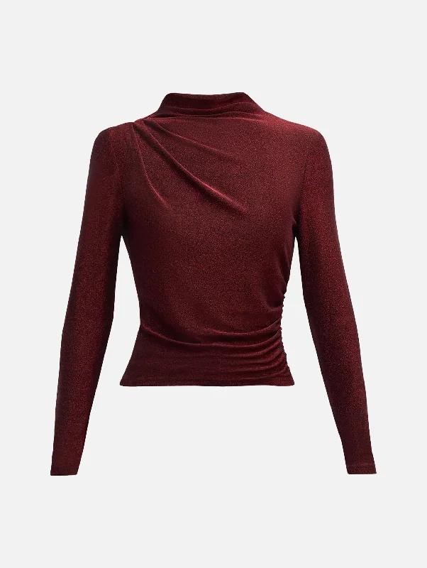 Mylie Top in Crimson