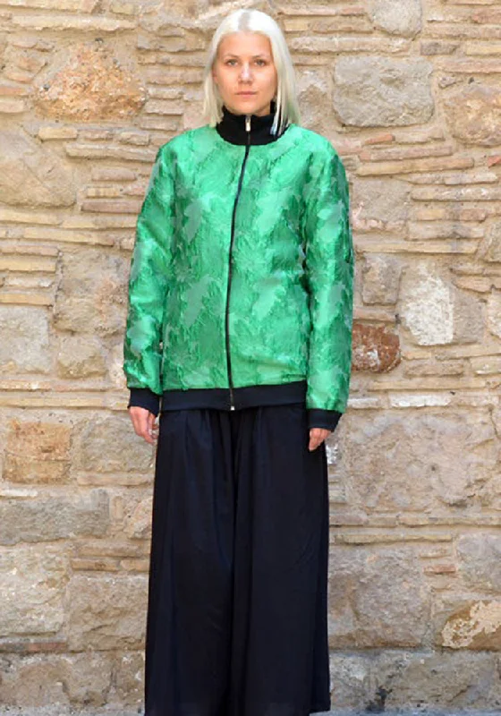 ALEXANDRA MOURA BOMBER JACKET GREEN