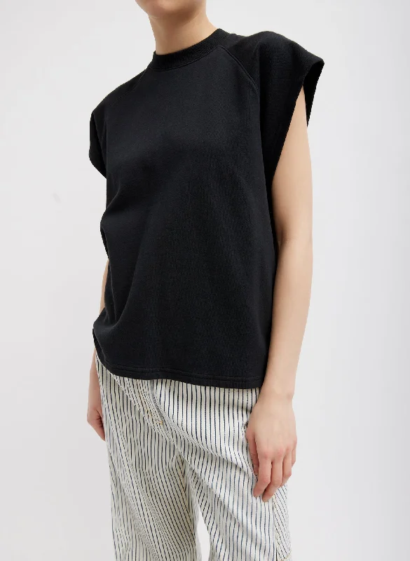 Summer Sweatshirting Sleeveless Easy Top