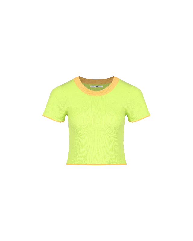 NIXON BABY TEE LIME