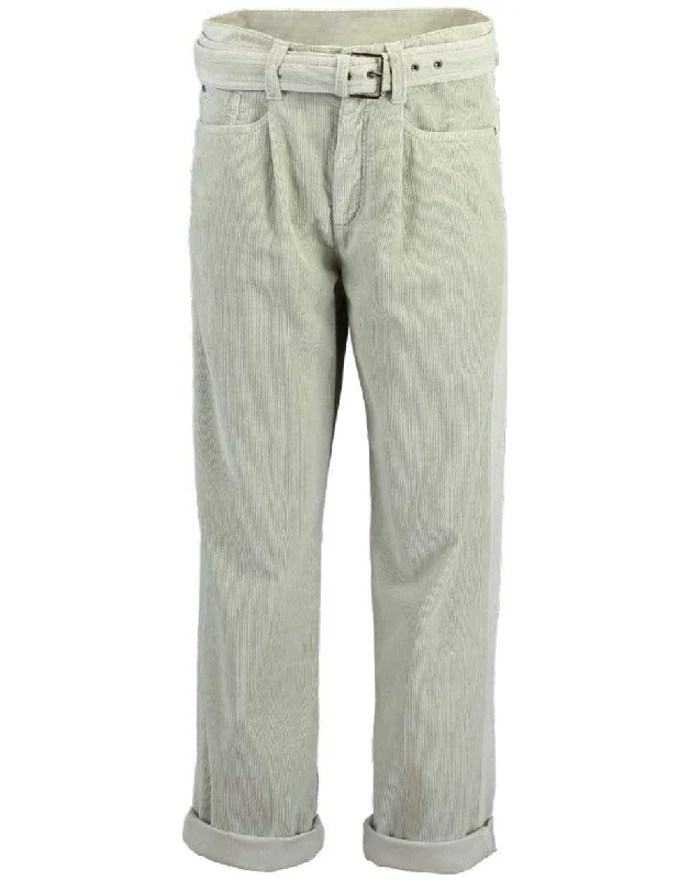 Peppermint Cotton Cord Garment Dye Pant