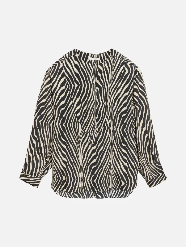 Fayette Blouse in Zebra