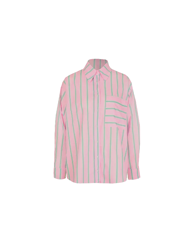 IDA SHIRT PINK APPLE STRIPE