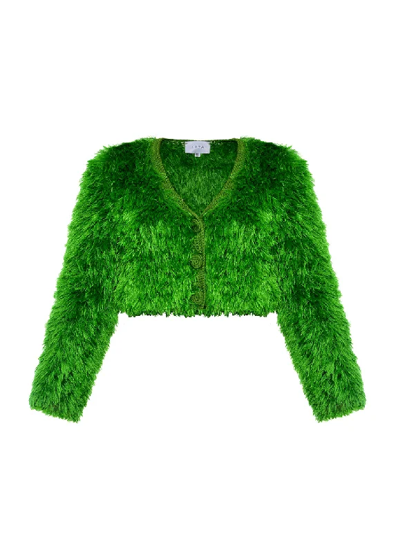 GREEN GRASS CARDIGAN