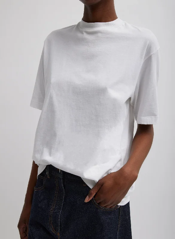 Mock Neck Unisex T-Shirt