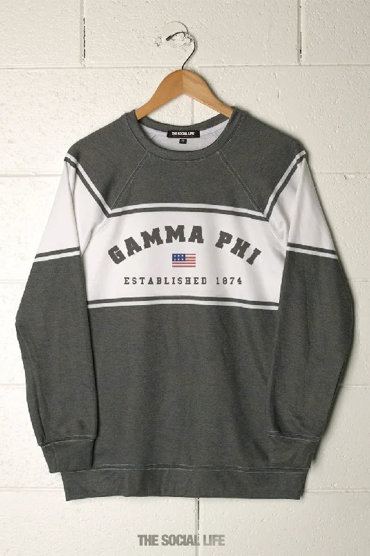 Gamma Phi Beta Hometown Raglan Crewneck